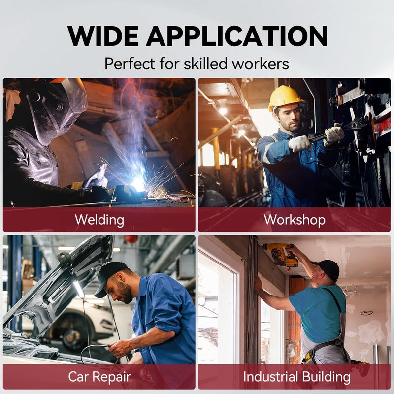 ARCCAPTAIN Reversible Welding Cap, 8 Panel Protective Welders Cap, 10 oz Fireproof Cotton Comforts for Safety and Protection While Welding to Men Women, Cashew, 7 7/8 - Image 5